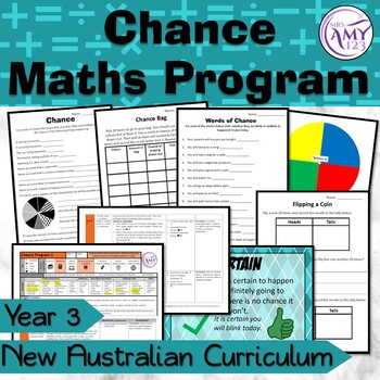 Preview of Year 3 Chance Australian Curriculum Maths Program