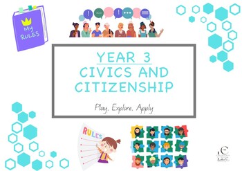 Preview of Year 3 Civics and Citizenship Play Bundle. Australian Curriculum V9.0 aligned.