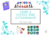 Year 3 Civics and Citizenship Play Bundle. Australian Curr