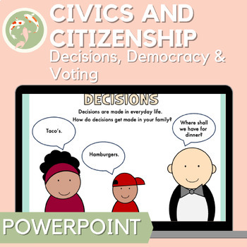 Preview of Year 3 Civics and Citizenship Powerpoint - Decisions, democracy and voting