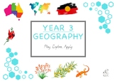Year 3 Geography Play Bundle. Australian Curriculum V9.0 aligned.