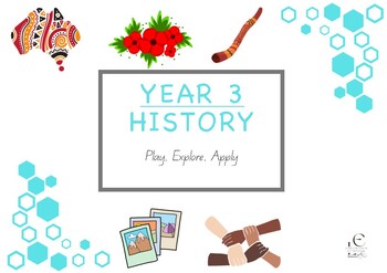 Preview of Year 3 History Play Activities. Australian Curriculum V9.0 aligned.