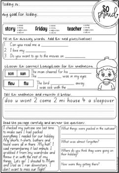 year 3 literacy and grammar by lauren fairclough tpt