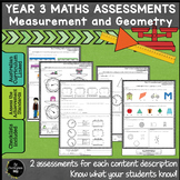 Year 3 Mathematics Assessment Measurement and Geometry