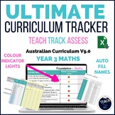 Year 3 Maths Australian Curriculum V9.0 Ultimate Tracker