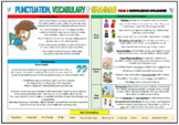 Year 3 Punctuation, Vocabulary and Grammar Knowledge Organizer!