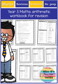 Preview of Year 3 Maths Mastery: The British Curriculum Revision Book for Daily Practice