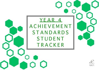 Preview of Year 4 Achievement Standard Student Tracker