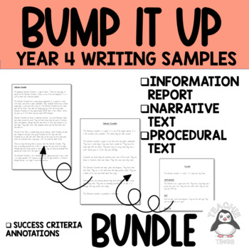 Preview of Year 4 Bump It Up Wall Bundle | Narrative, Informative, Procedural Writing.