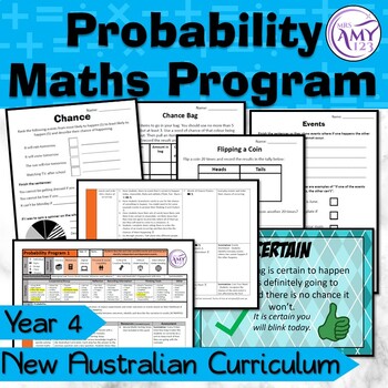 Preview of Year 4 Probability Australian Curriculum Maths Program