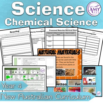Preview of Year 4 Chemical Science Unit Australian Curriculum