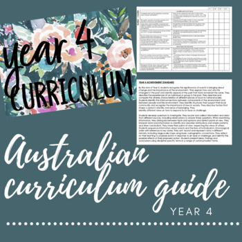 Preview of Year 4 Curriculum Booklet
