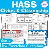 Year 4 Australian Curriculum HASS Civics & Citizenship
