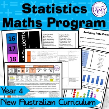 Preview of Year 4 Statistics Australian Curriculum Maths Program