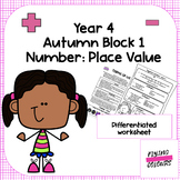 Year 4 White Rose Negative Numbers- part 2 differentiated 