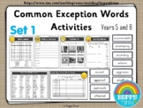 Year 5 / 6 Common Exception Words Spelling Activities ( set 1)