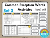 Year 5 / 6 Common Exception Words Spelling Activities ( set 3)