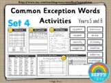 Year 5 / 6 Common Exception Words Spelling Activities (set 4)