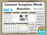 Year 5 / 6 Common Exception Words Spelling Activities ( set 6)