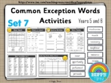 Year 5 / 6 Common Exception Words Spelling Activities ( set 7)