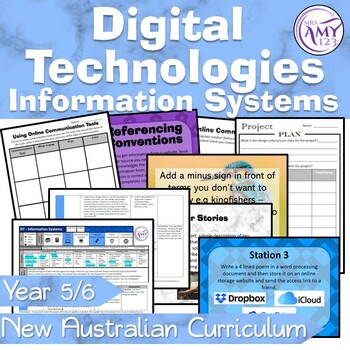 Preview of Year 5 & 6 Digital Technologies- Information Systems Unit