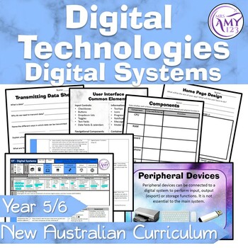 Preview of Year 5 & 6 Digital Technologies- Digital Systems Unit