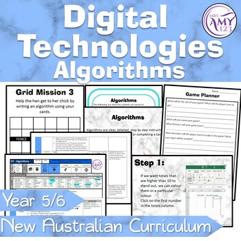 Preview of Year 5 & 6 Digital Technologies- Algorithms Unit