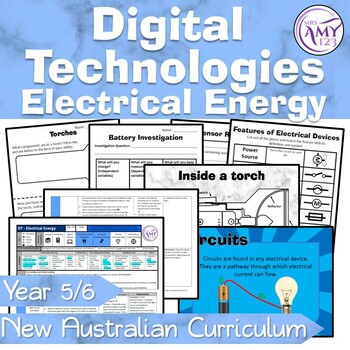 Preview of Year 5 & 6 Design & Technologies- Electrical Energy Unit