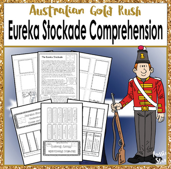 Preview of Australian Gold Rush Eureka Stockade Comprehension - 2 Activities!