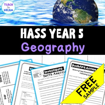 Preview of Year 5 Geography Australian Curriculum | Year 5 HASS | FREE SAMPLE