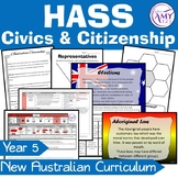 Year 5 HASS Australian Curriculum Civics & Citizenship Unit