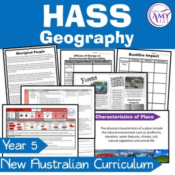 Preview of Year 5 Australian Curriculum HASS Geography Unit