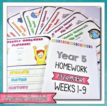 year 5 homework books