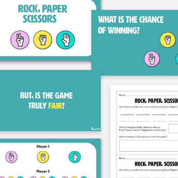 Preview of Year 5: Rock, Paper, Scissors (statistics & probability)