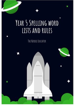 Year 5 Spelling List by Nerdie Education | TPT