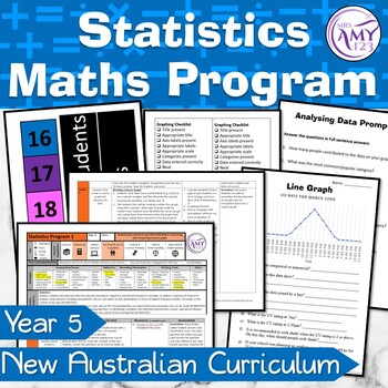 Preview of Year 5 Statistics Australian Curriculum Maths Program