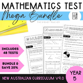 Year 5 Maths Test Pack FULL YEAR MEGA Bundle Australian Cu