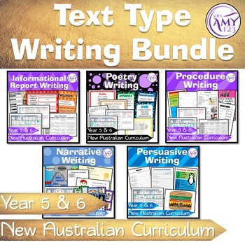 Preview of Year 5 and 6 Text Type Unit Bundle
