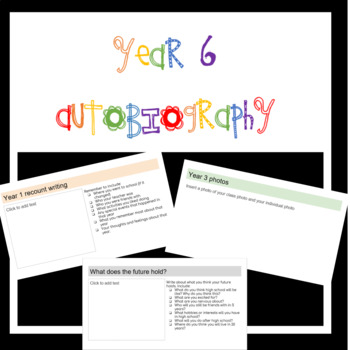 autobiography features year 6