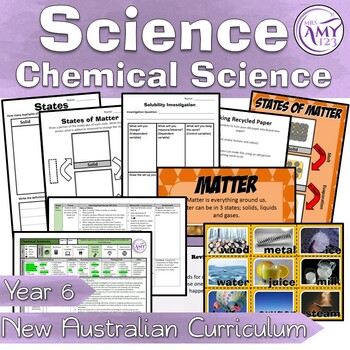 Preview of Year 6 Chemical Science- Australian Curriculum