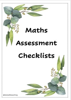 Preview of Year 6 Maths Assessment Checklist- Aust Curriculum and 2023 NSW Syllabus