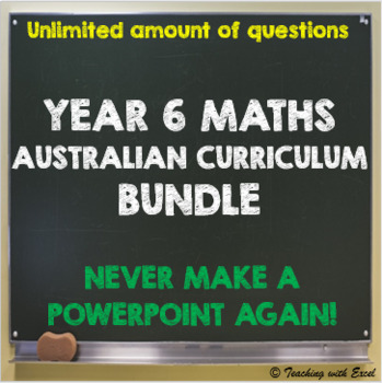 Preview of Year 6 Maths Bundle Unlimited Questions