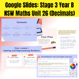 Year 6 Maths Slides- NSW DoE Stage 3, Year B Unit 26 (Bill