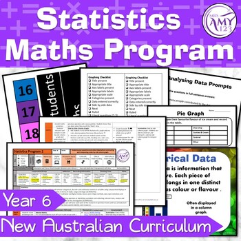 Preview of Year 6 Statistics Australian Curriculum Maths Program