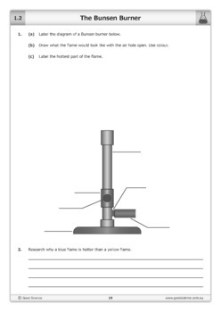 year 7 chemistry australian curriculum workbook by good science worksheets