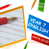 Year 7 English Tests - Spelling, Grammar, Comprehension & 