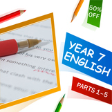 Year 7 English Tests on Spelling, Grammar, Comprehension &