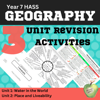 Preview of Year 7 Geography Units: 3 Revision Activities