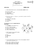 Year 7 Habitats and Food Webs Written Test