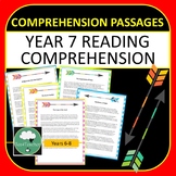 Year 7 Reading Comprehension Passages and Questions